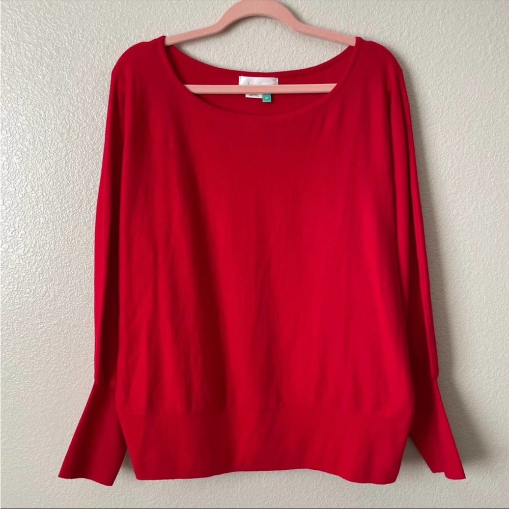 EUC Anthropologie 2X Ribbed Dolman Sweater